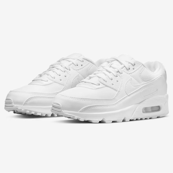 Nike Shoes - Nike White Air Max 90s Size 9
